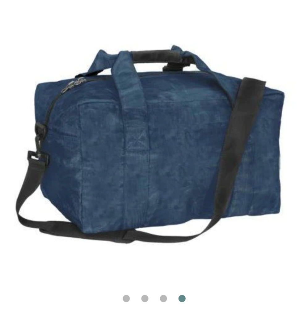 Smateria Weekender Navy Blue over night bag NWOT